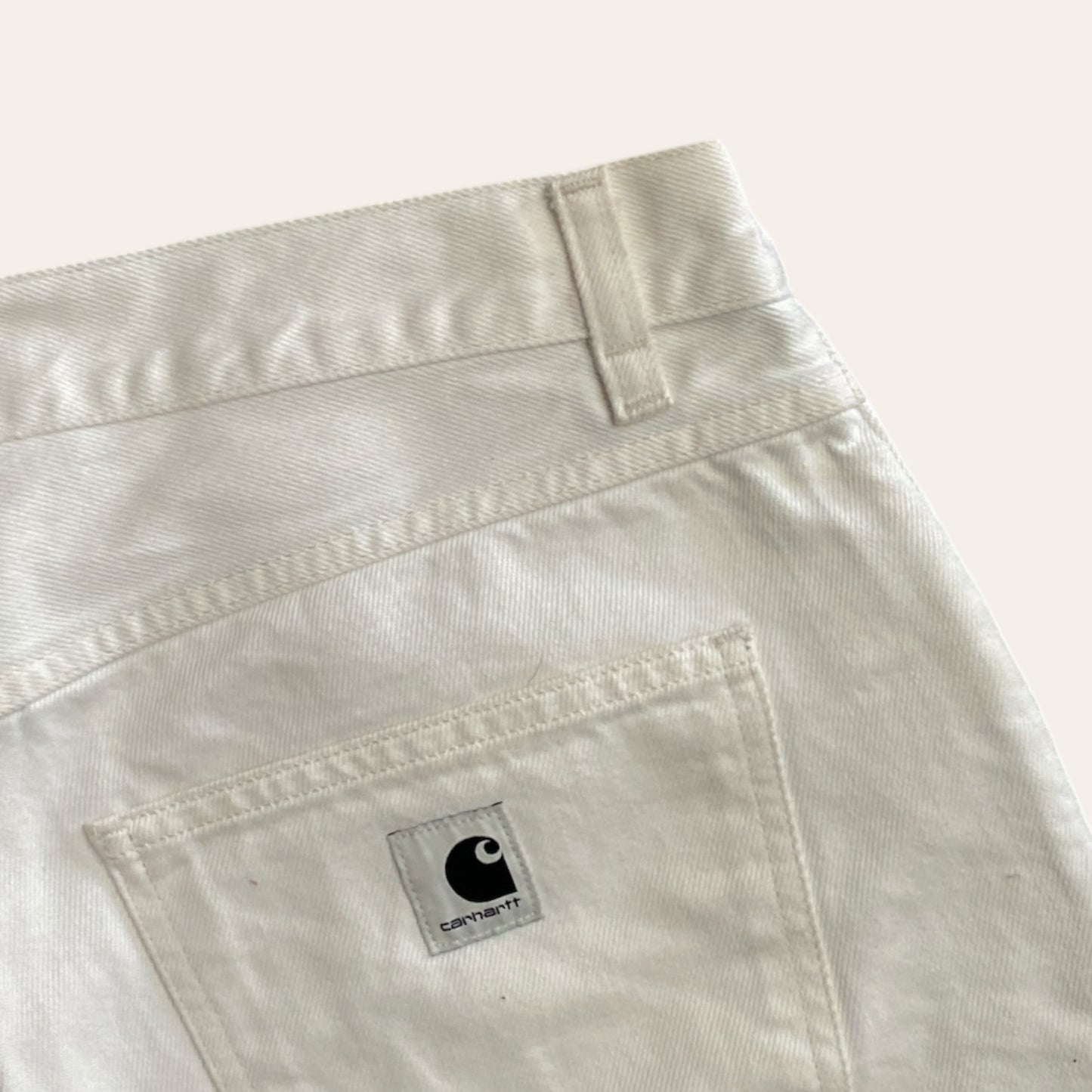 Carhartt WIP Jean Shorts White Size L