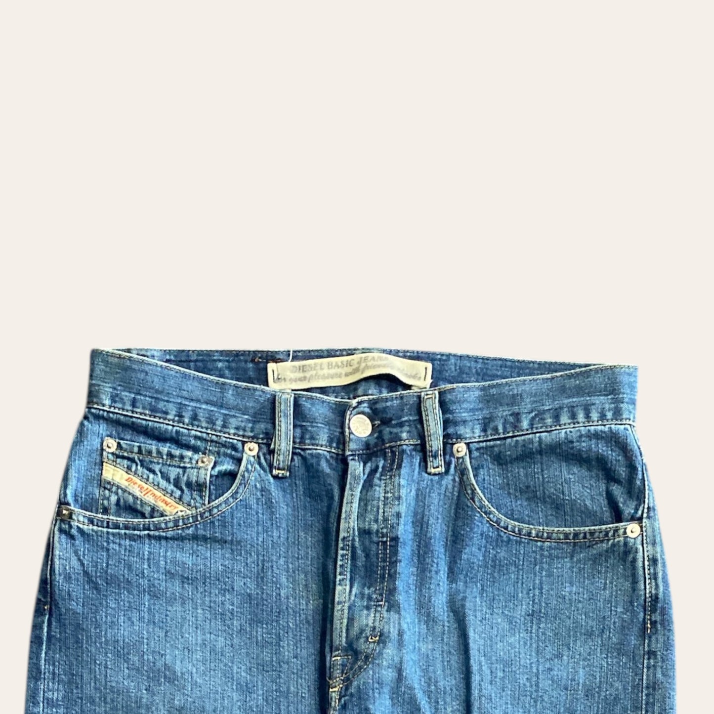 Diesel Straight Leg Denim Jeans Size 32