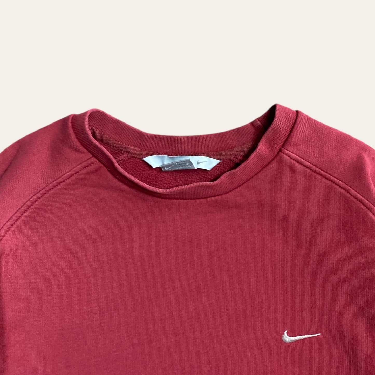 00s Nike Side Swoosh Sweatshirt Red Size XL