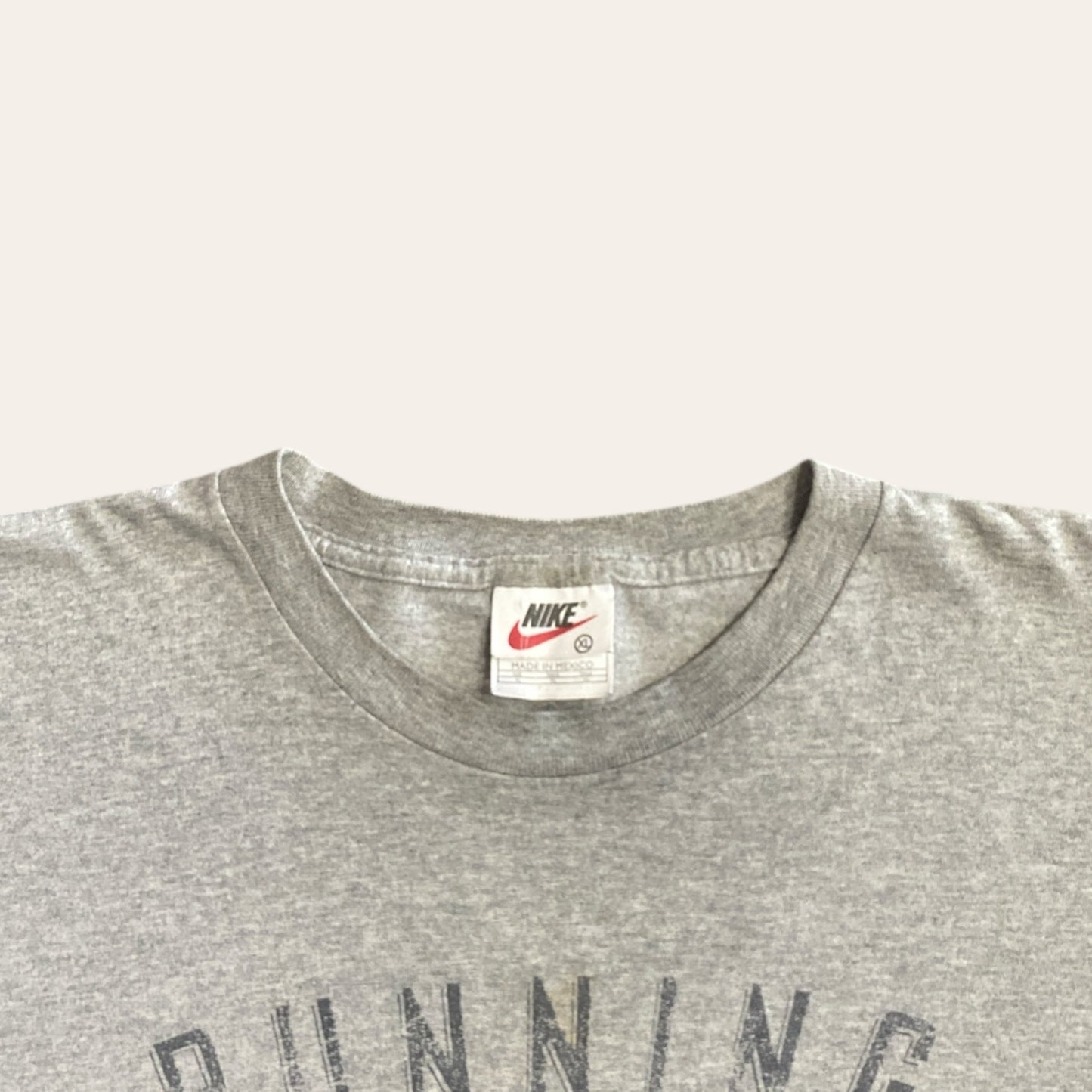 90s Nike Running Tee Grey Size XL