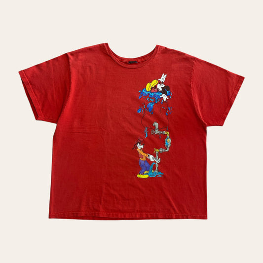 90s Mickey Mouse Trompe L'oeil Tee Size L