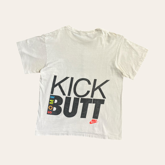 90s Nike 'Kick Butt' Tee Size Youth L