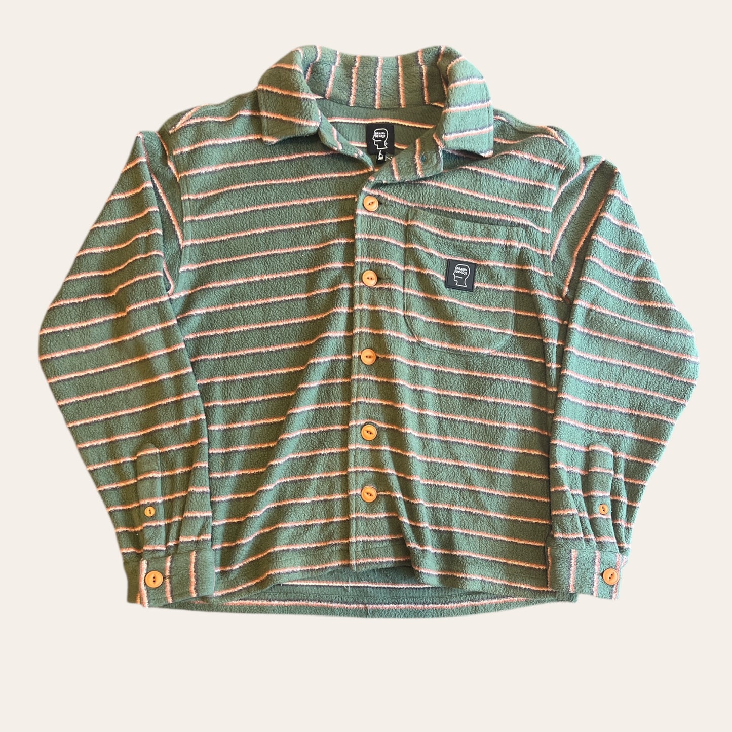 Braindead Fleece Shirt Size M