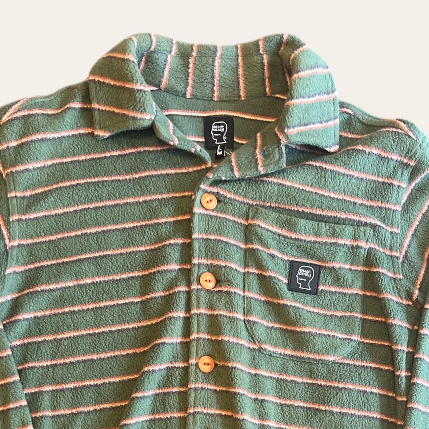 Braindead Fleece Shirt Size M