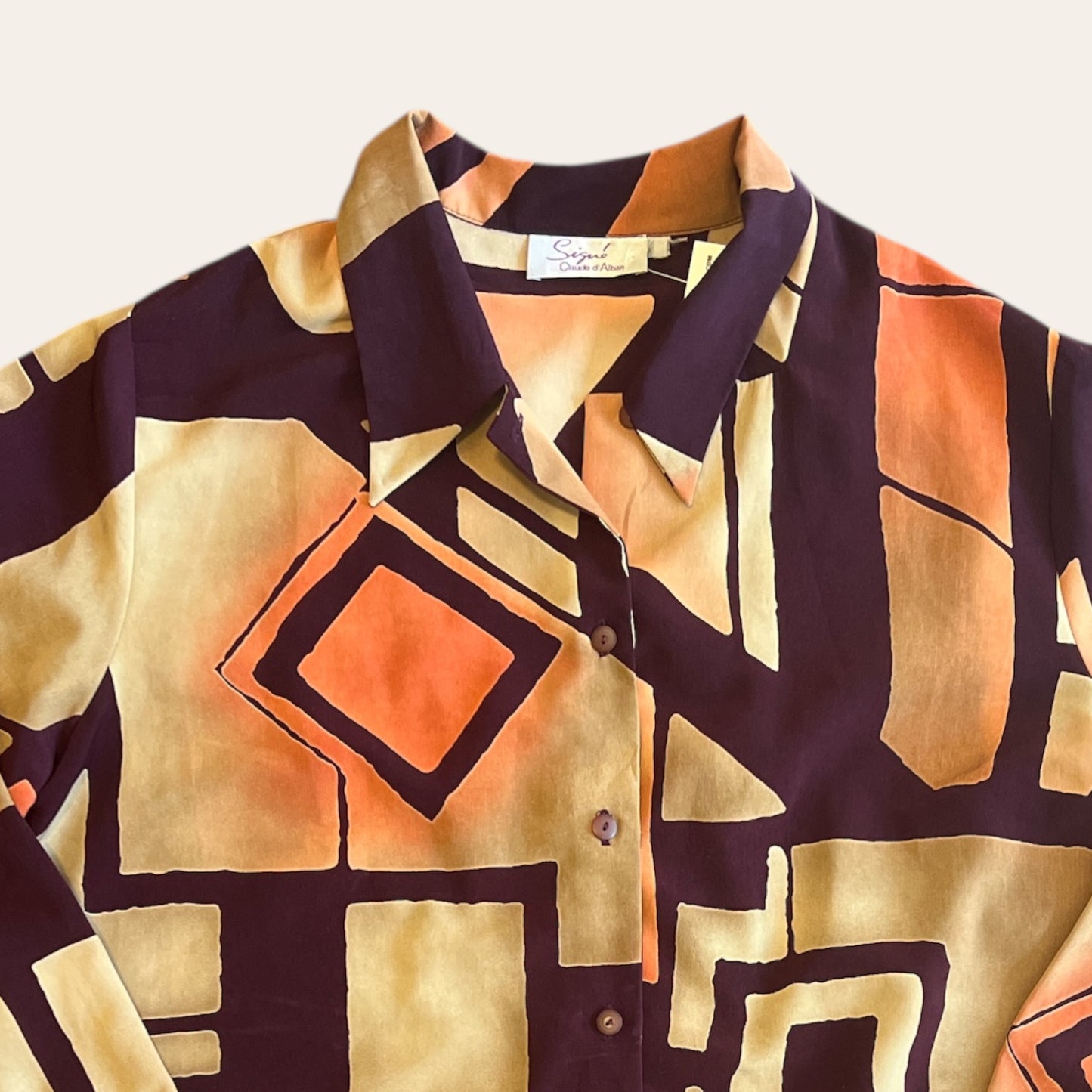Signe Button Up Shirt Size M