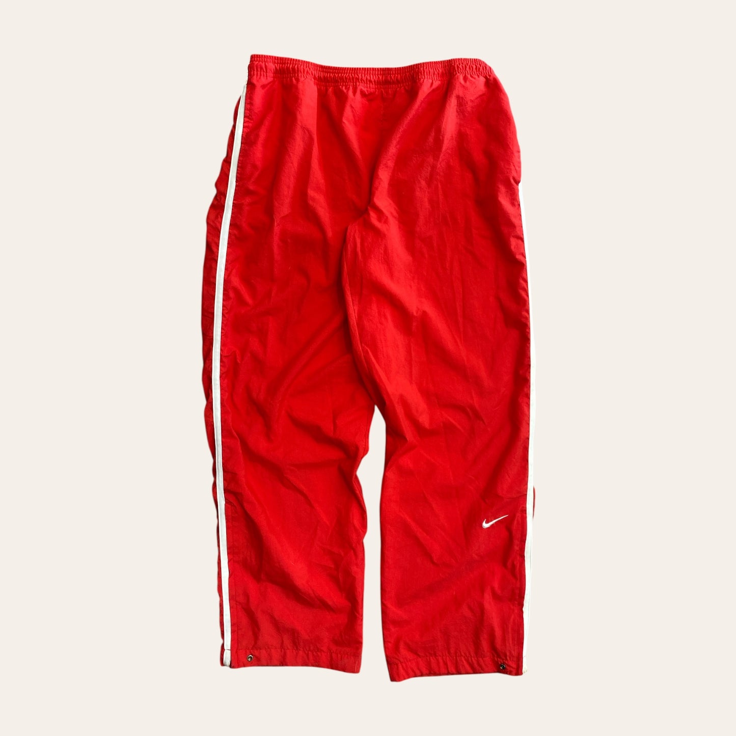 90s Nike Lined Track Pants Red Size XL