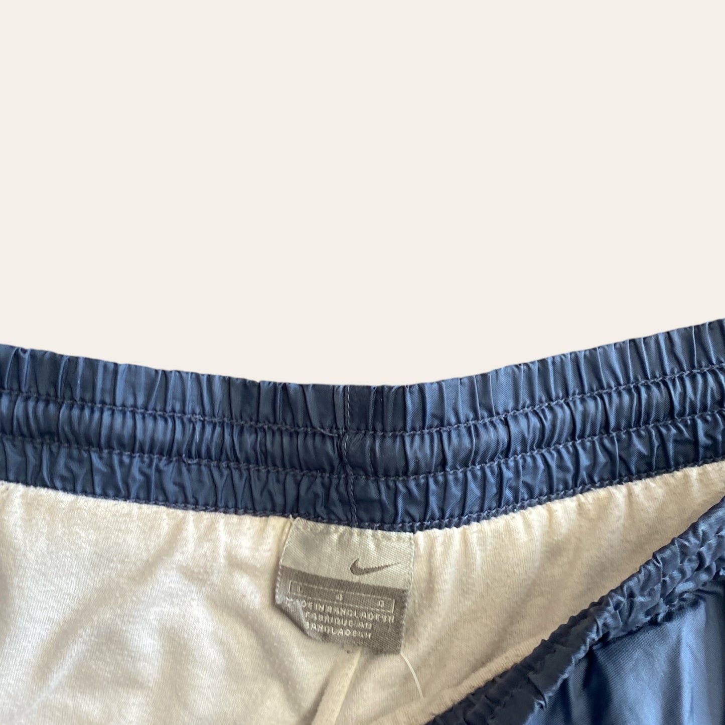 90s Nike Lined Track Pants Navy Size L