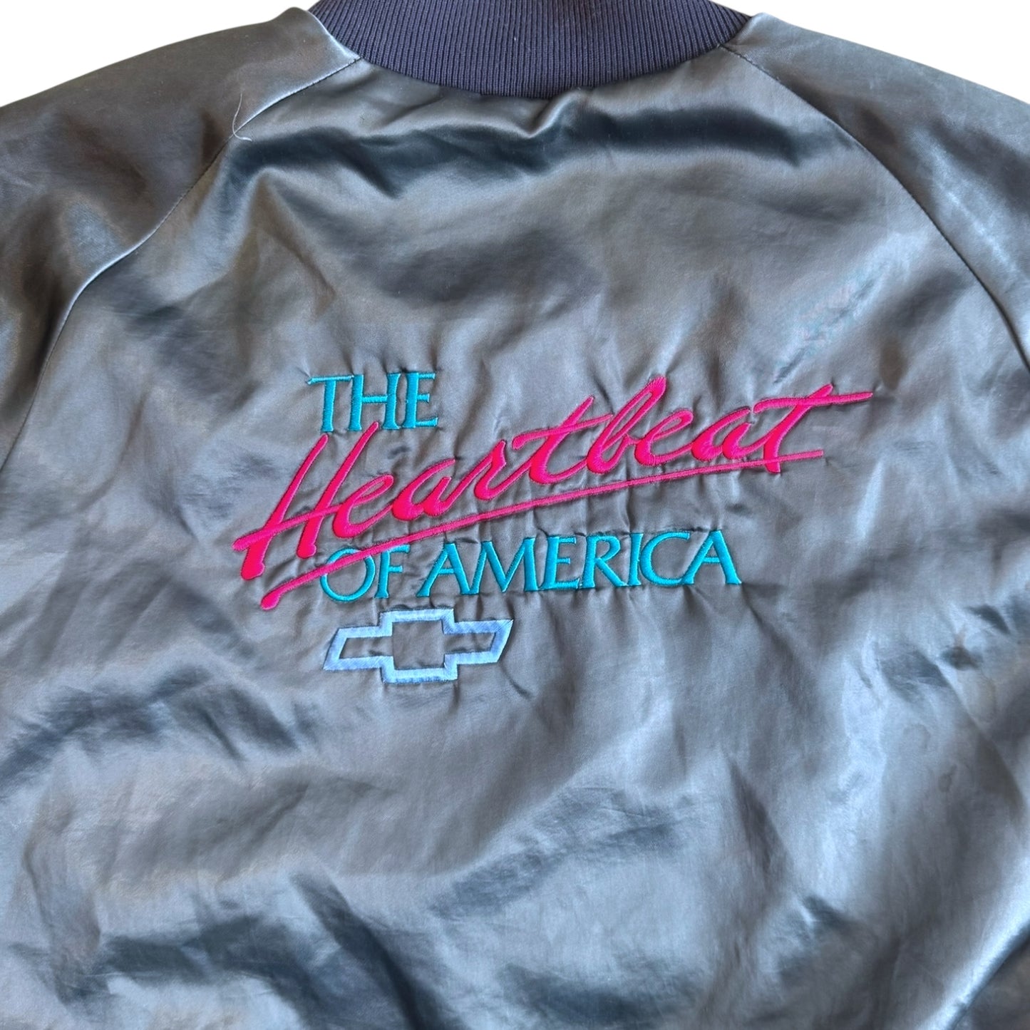 Vintage Chevy Satin Jacket Size M