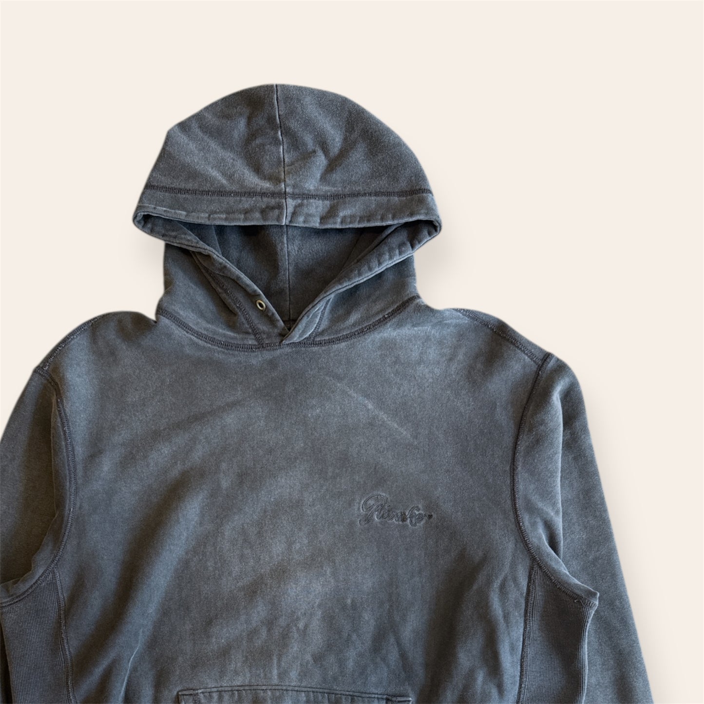 Awake NY Hoodie Washed Black Size M
