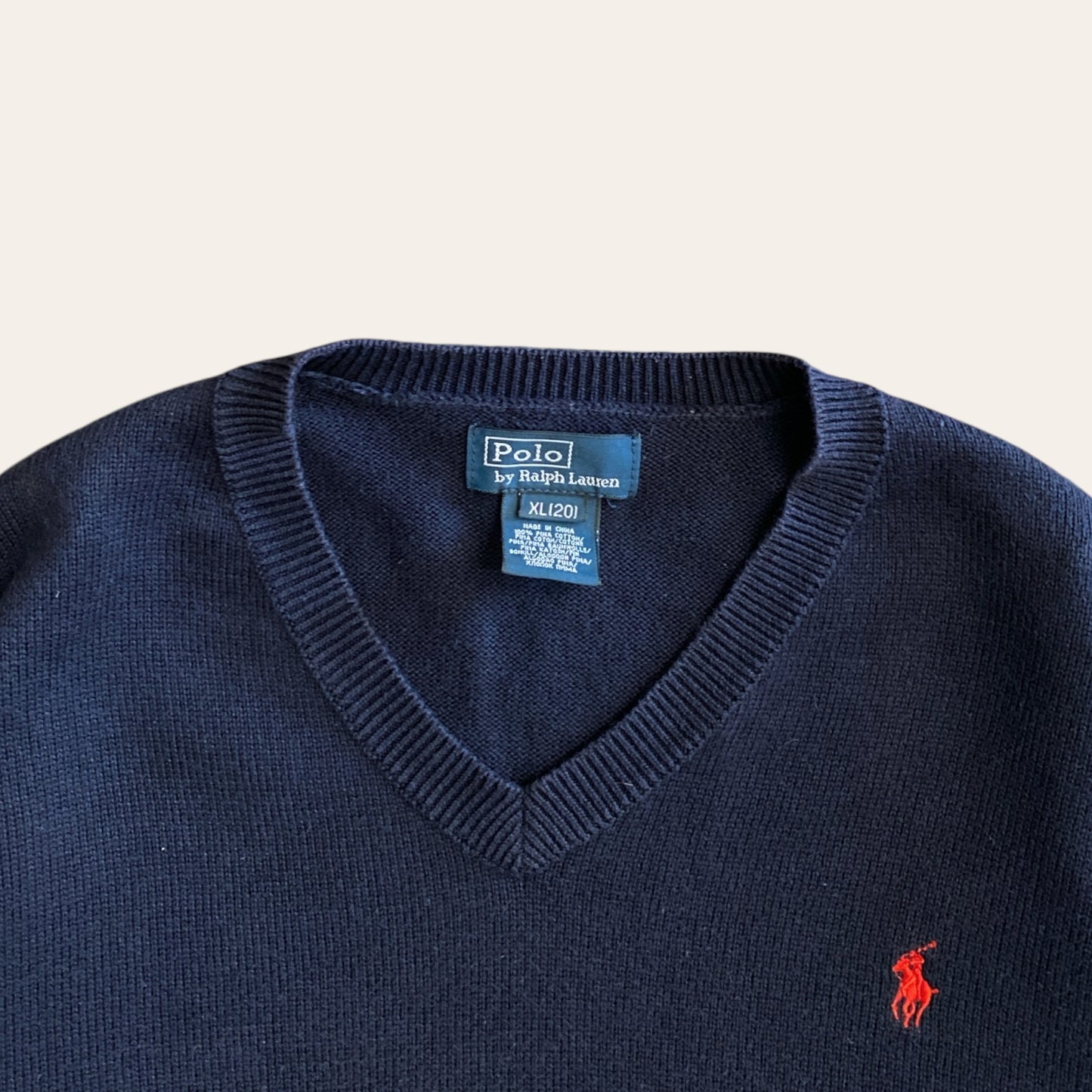 00s Polo RL Knit Sweater Size Youth XL