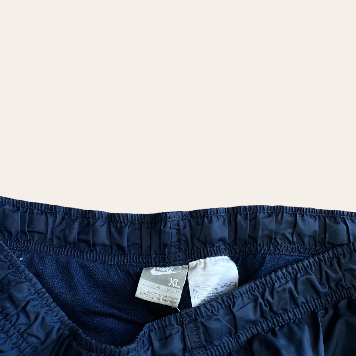 00s Nike Lined Trackpants Navy Size XL