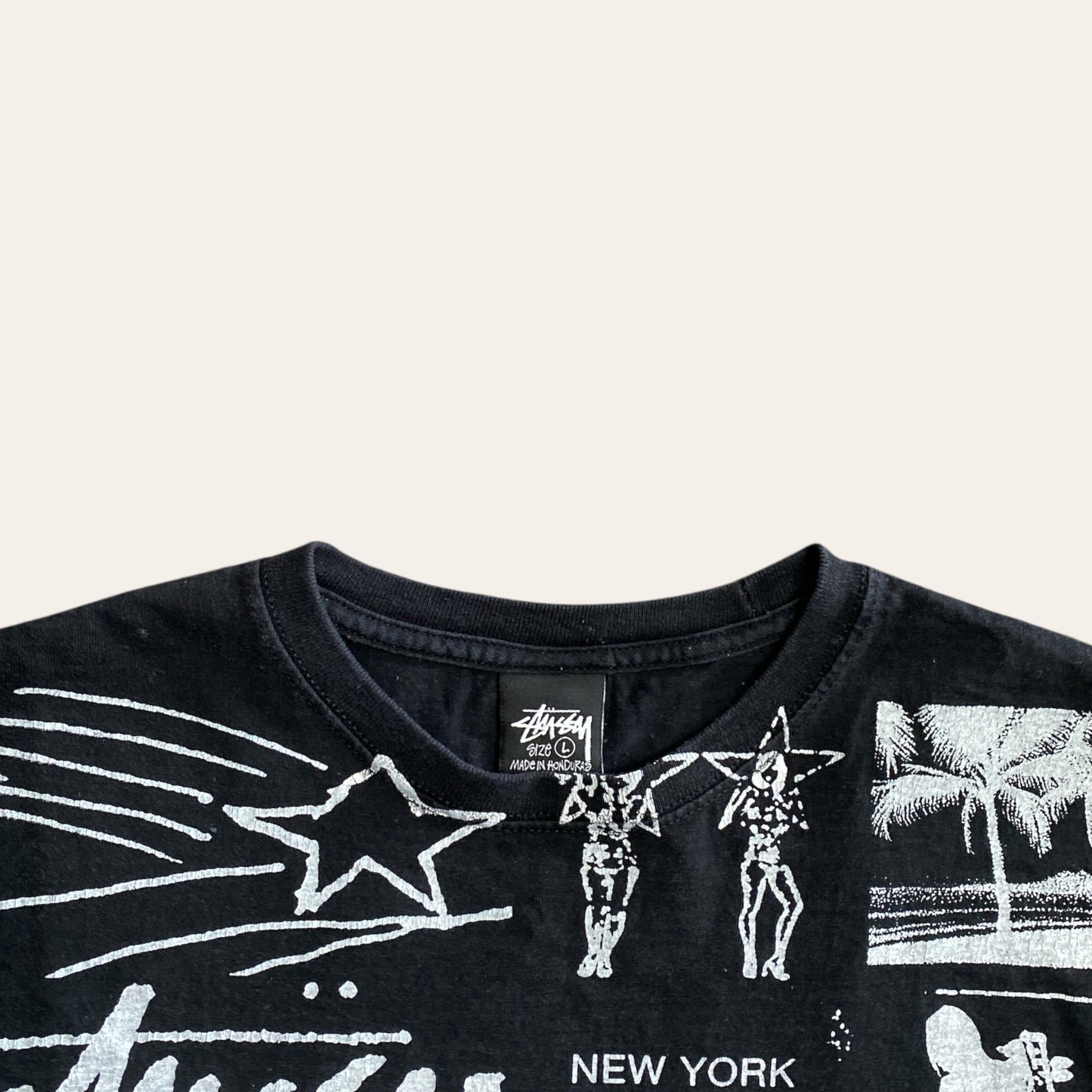 Stussy Graphic Tee Black Size L