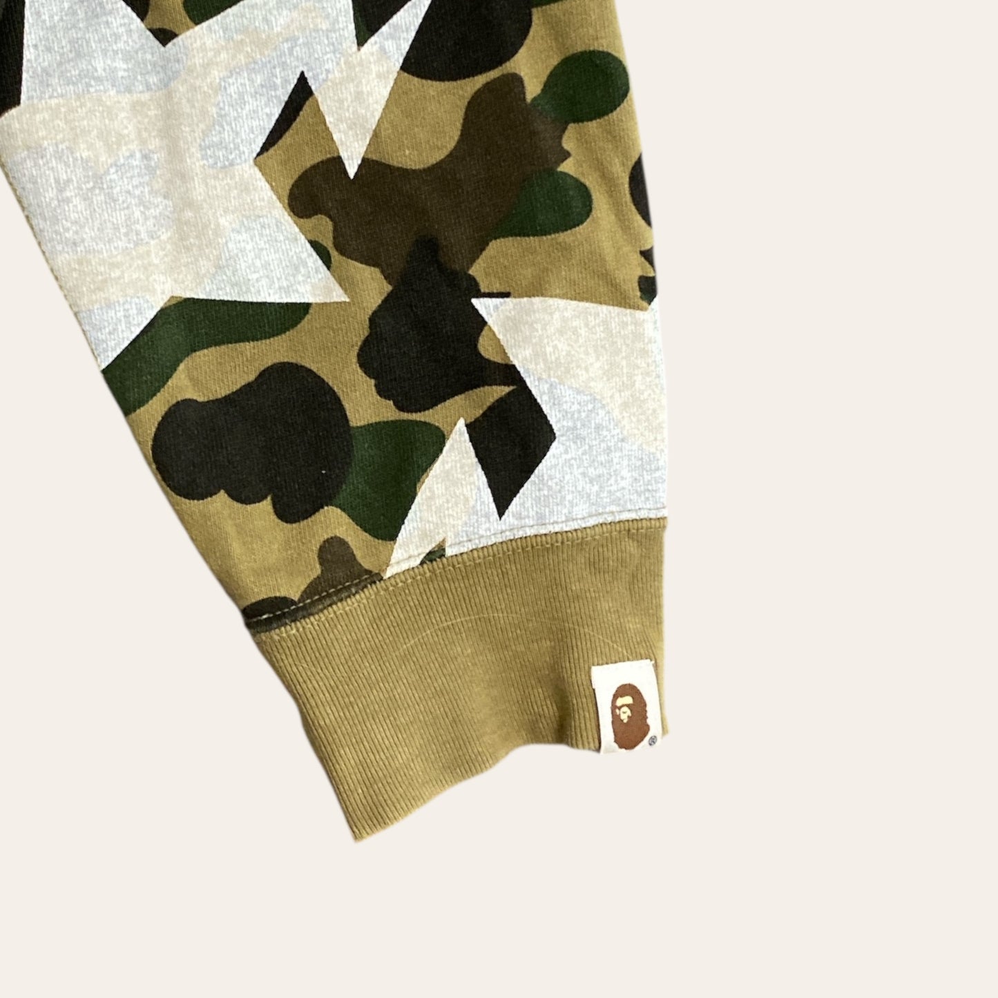 Bape Camo Full Zip Hoodie Size XL