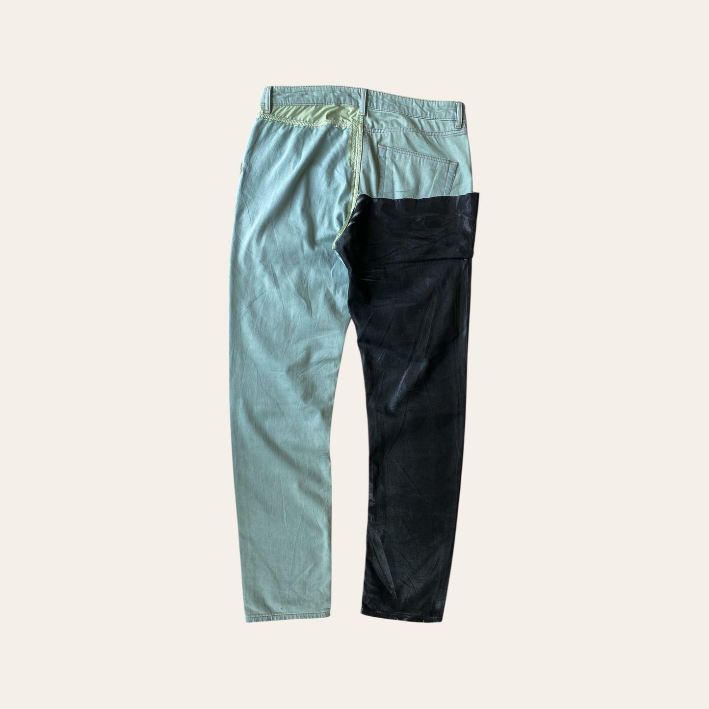 Rick Owens Tyrone Cut Aqua AS Sample Jeans Size 32