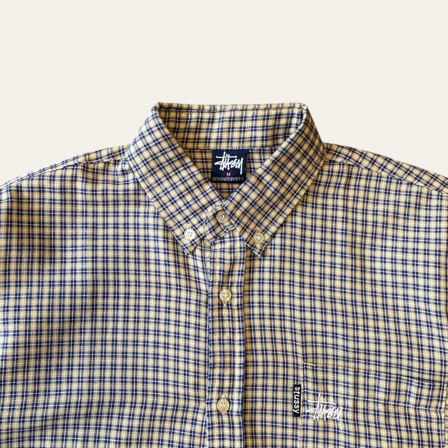 00s Stussy Long Sleeve Flannel Size M