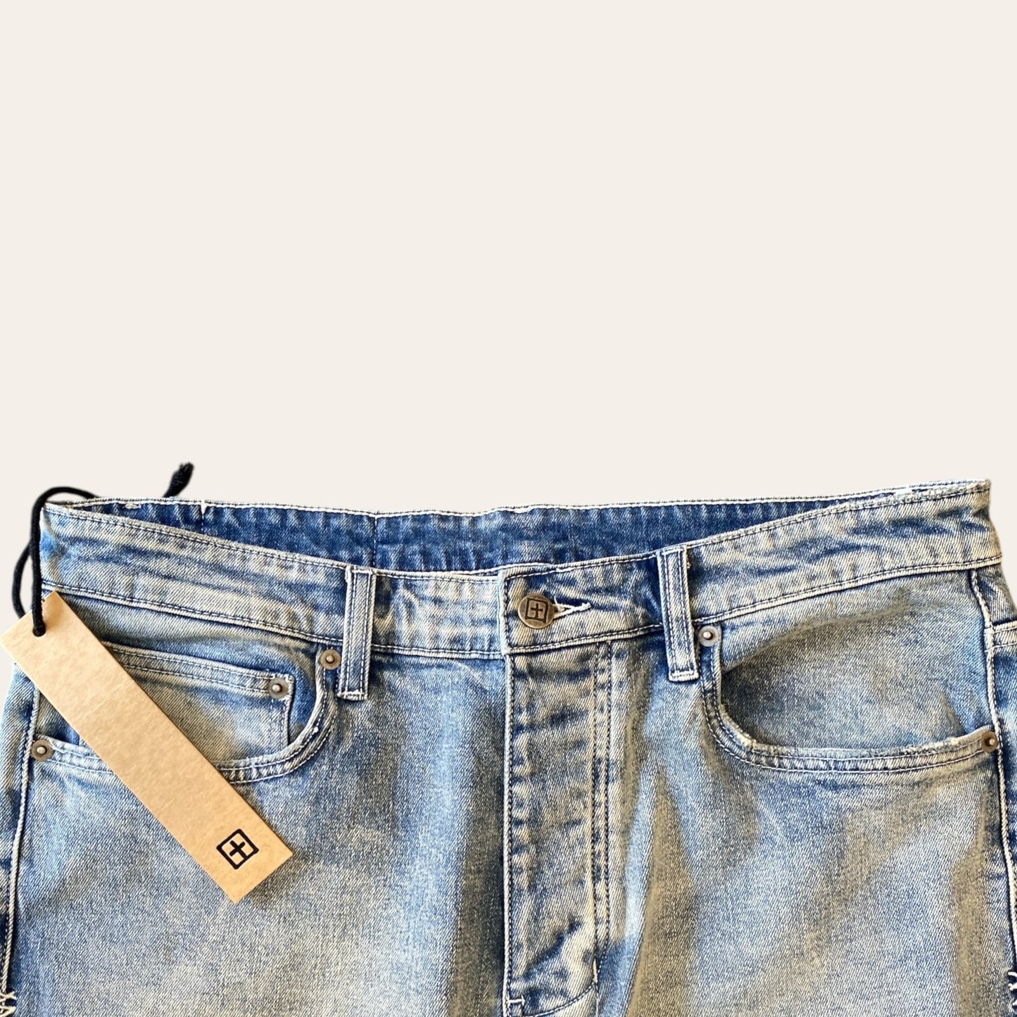 Brand New Ksubi Flared Distressed Denim
