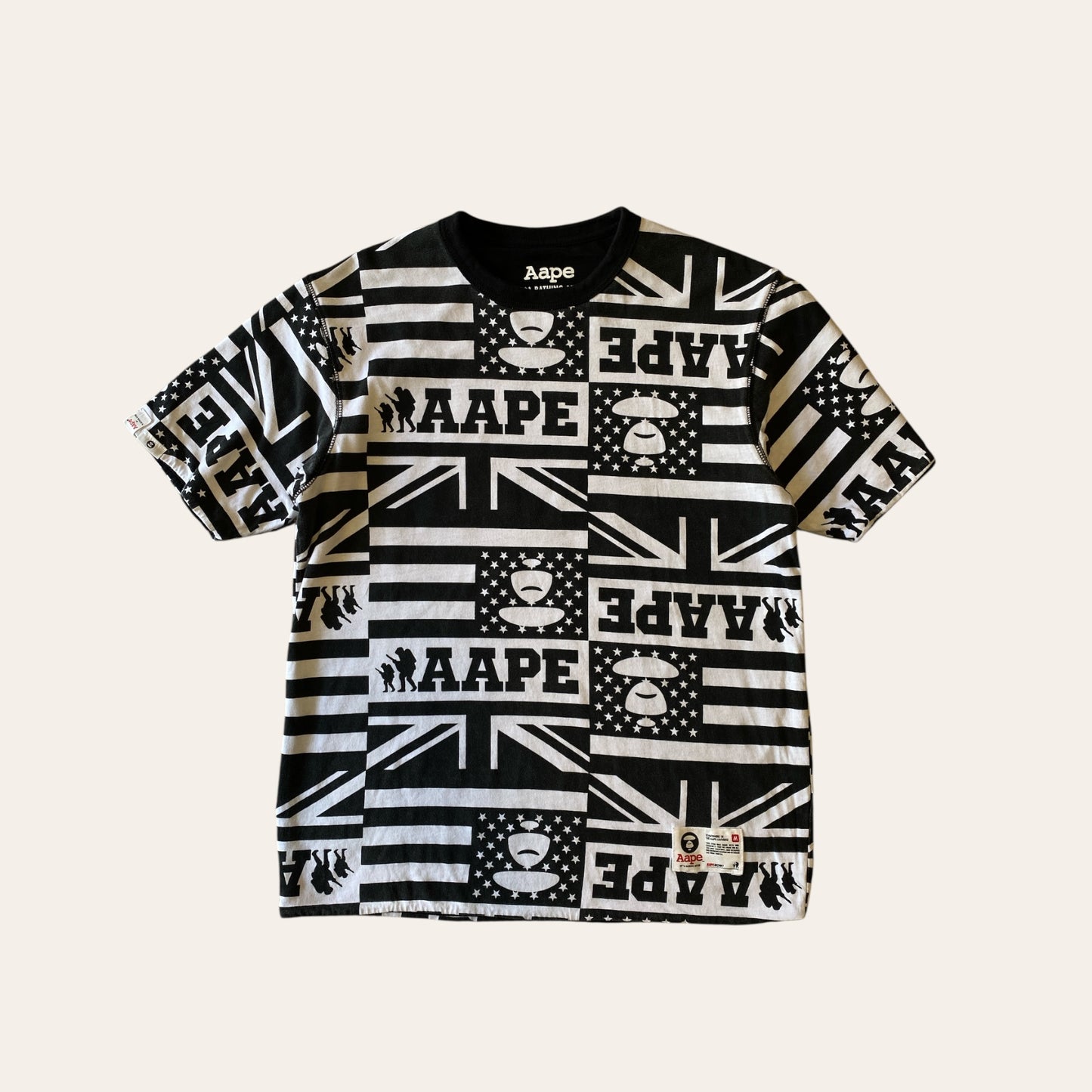Aape AOP Flag Tee Size M