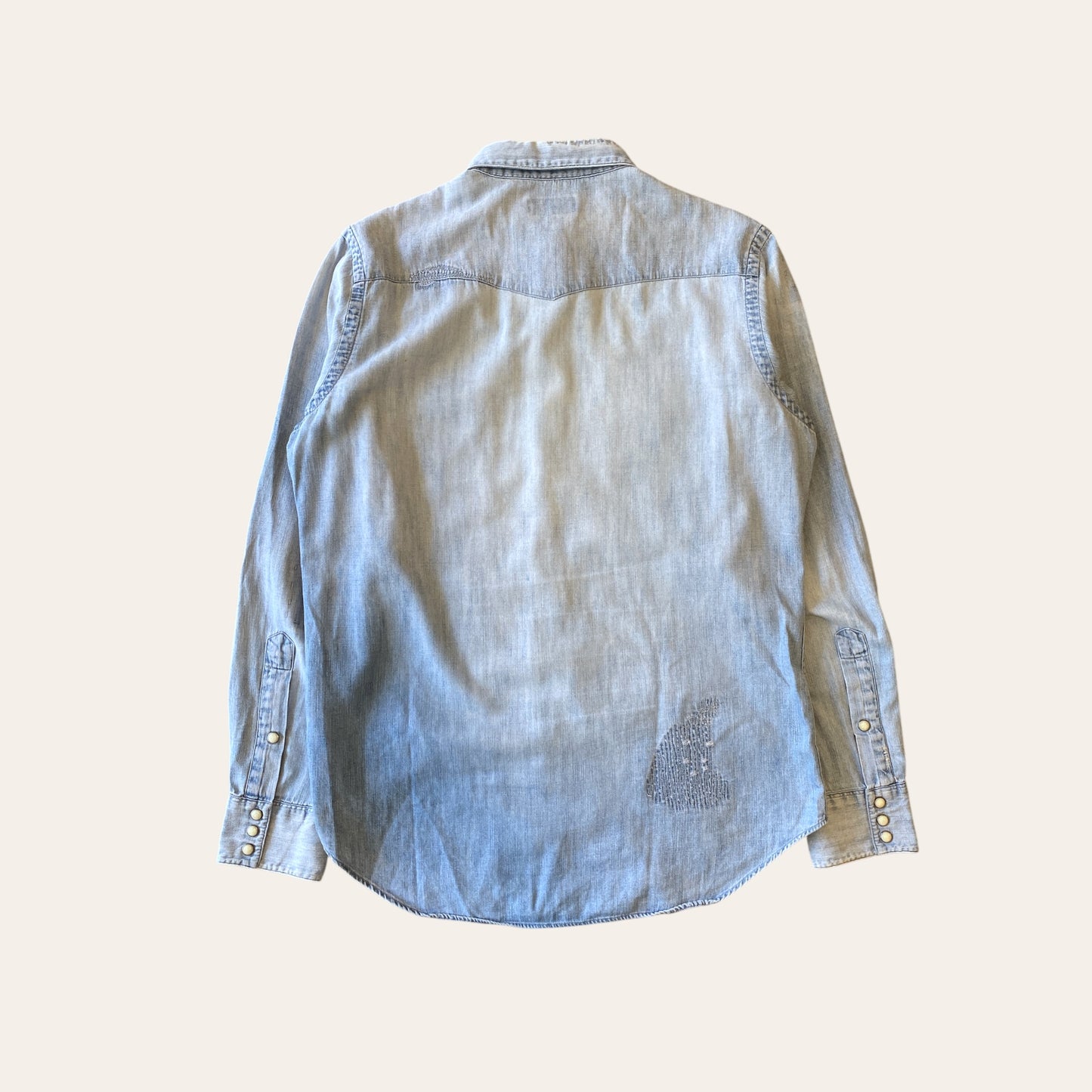 Polo RL Denim Button Up Size M