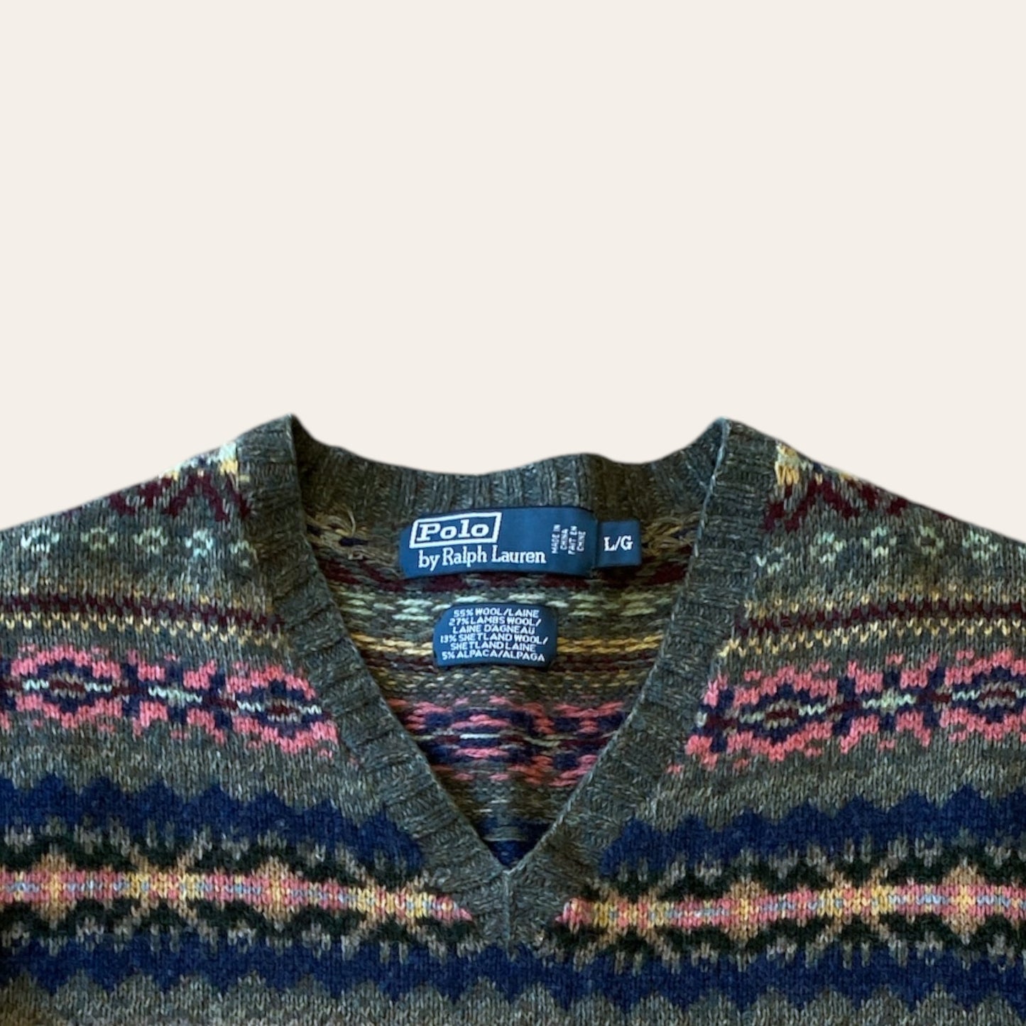 00s Polo RL Knit Sweater Size L