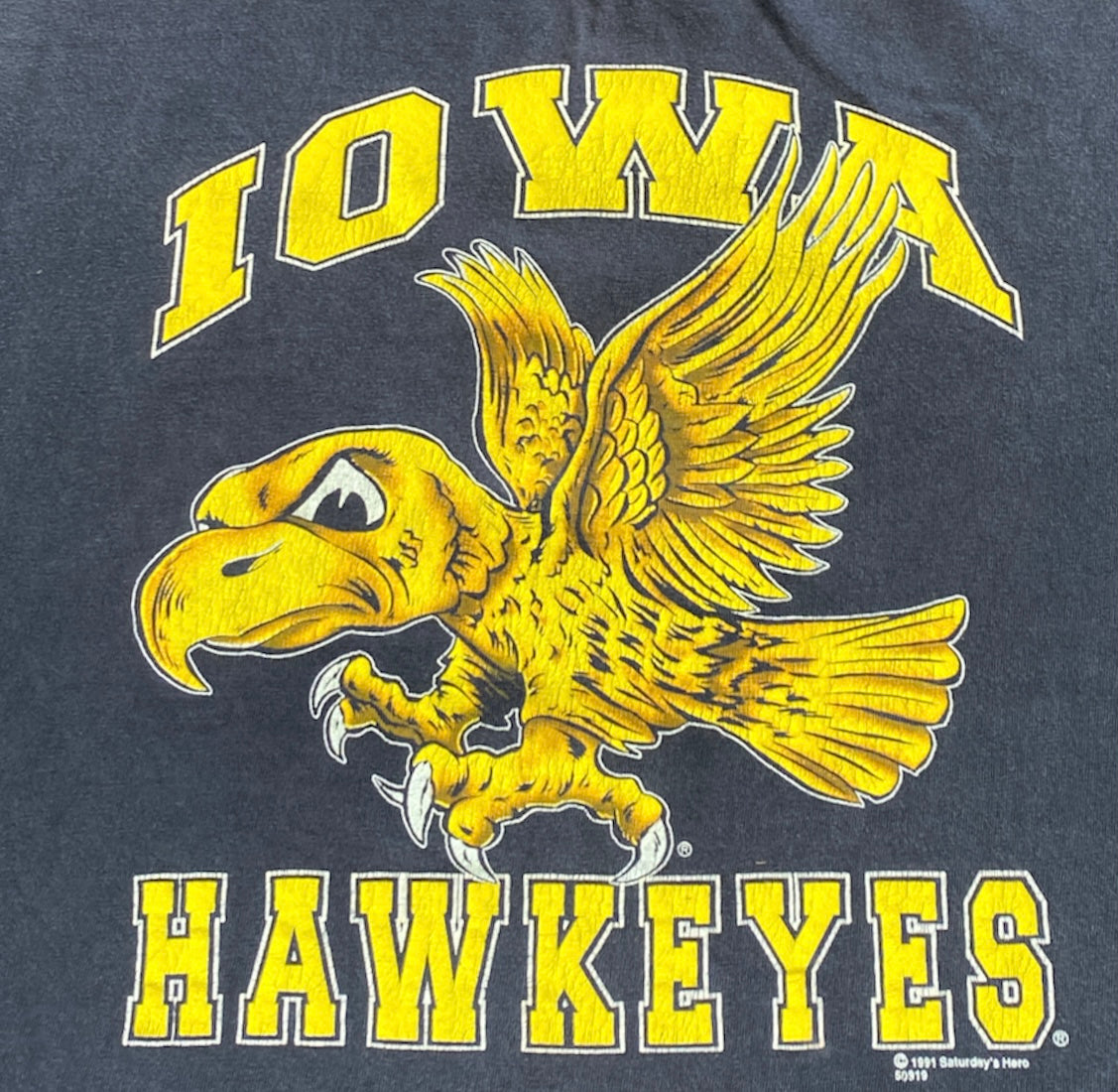 1991 Iowa Hawkeyes Tee