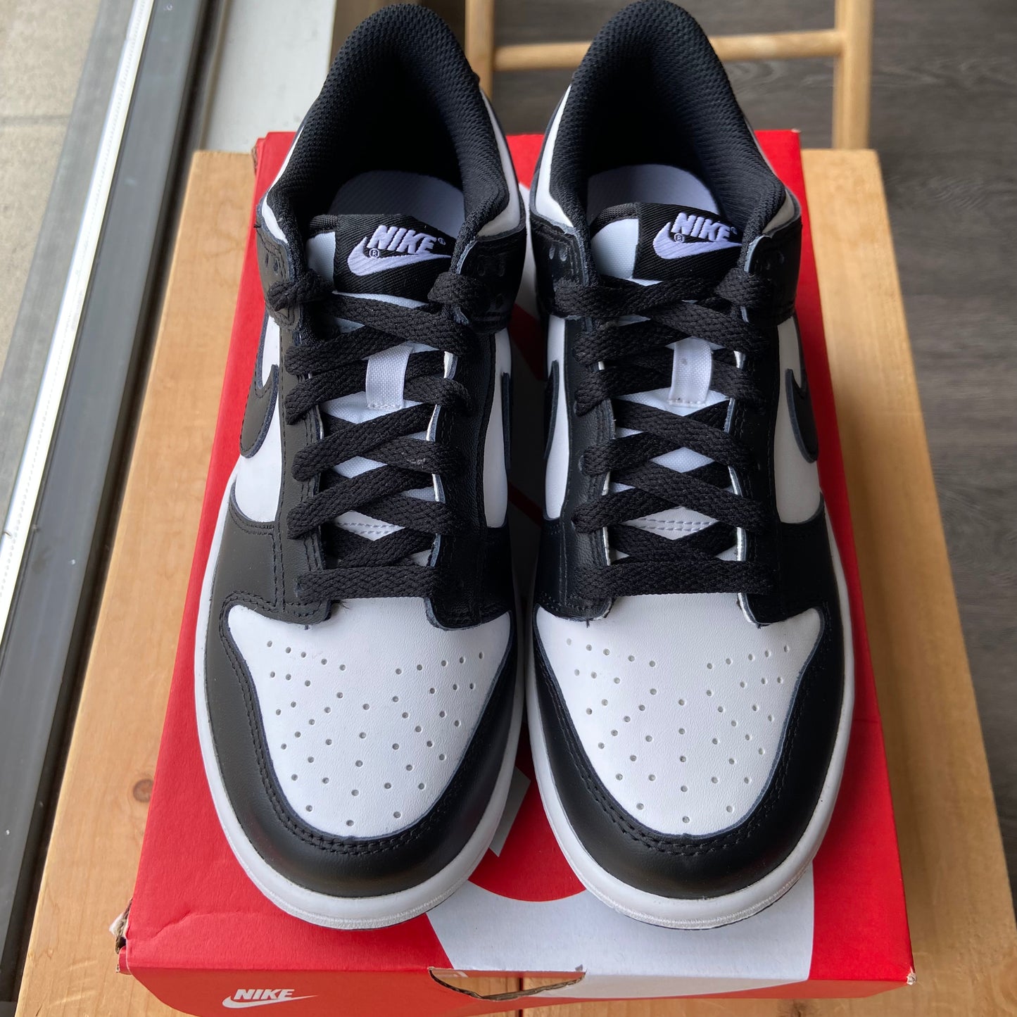 Brand New Nike Dunk Low "Black/White" (GS)