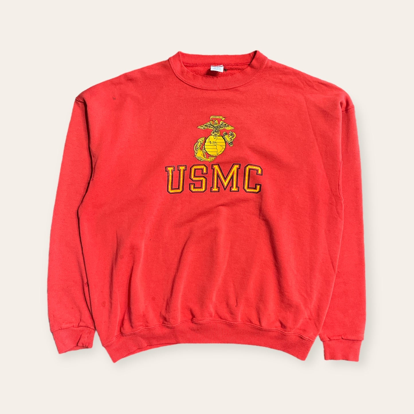 90s USMC Sweater Red Size XL