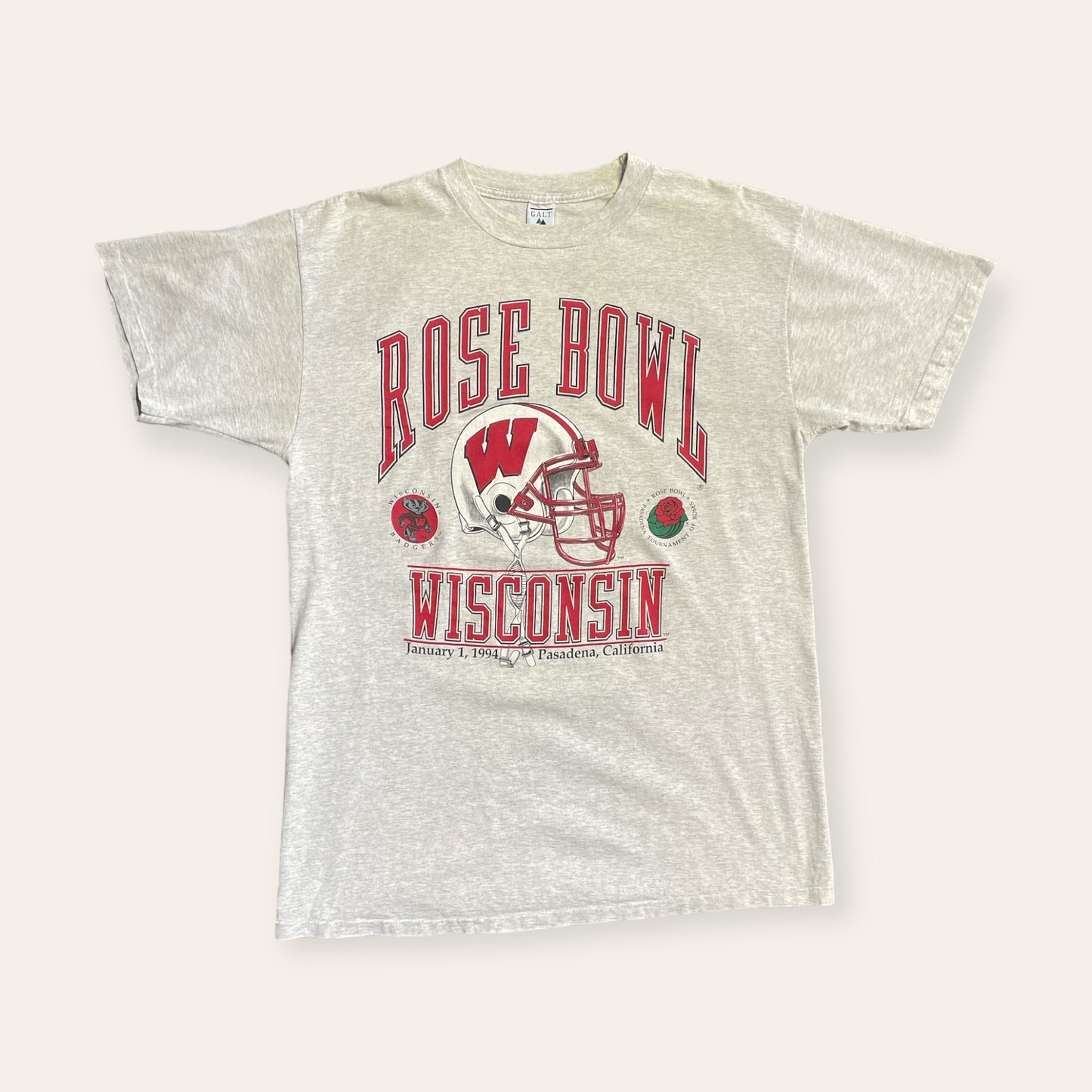 1994 Wisconsin Rose Bowl Tee Size XL