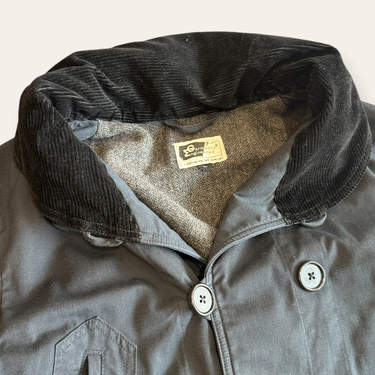 Engineered Garments Parka Coat Black Size L