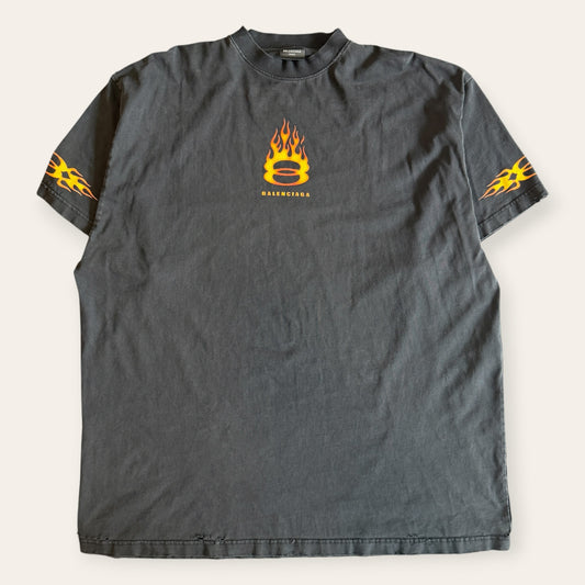 Balenciaga Flame Tee Size XL
