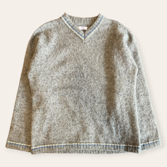 ERL Wool V Neck Sweater Size L