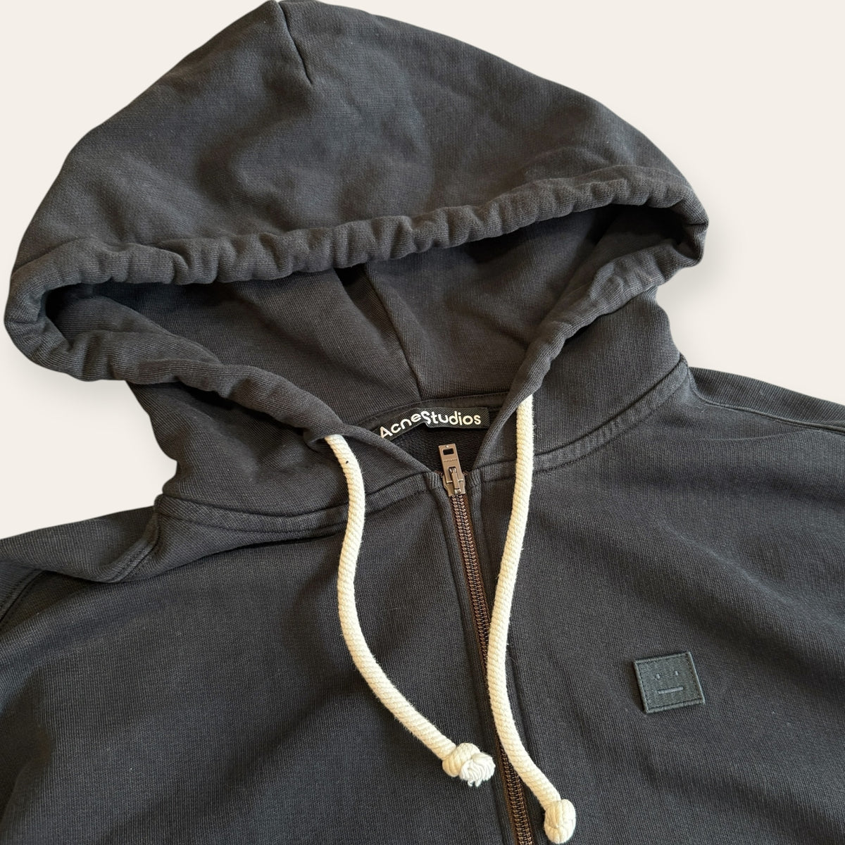 Acne Studios Zipup Hoodie Black Size M