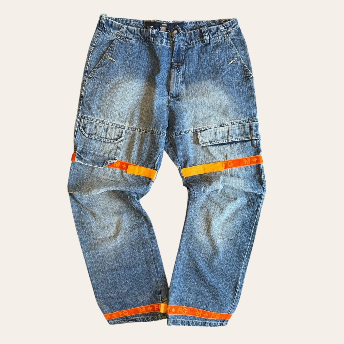 Marithe Francois Girbaud Strap Jeans Size 40