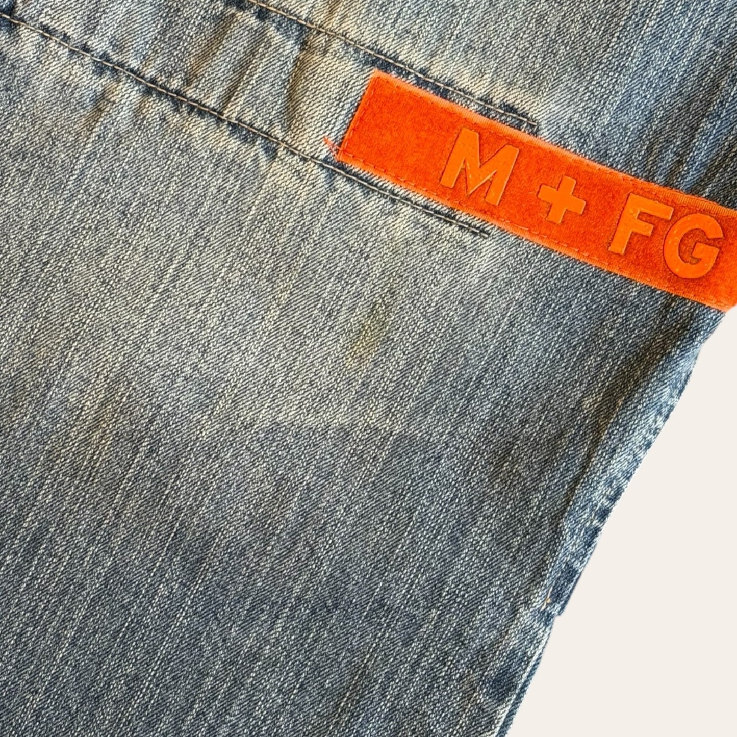 Marithe Francois Girbaud Strap Jeans Size 40