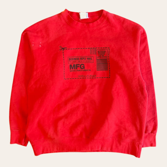 Marithe Francois Girbaud Mail Crewneck Size L