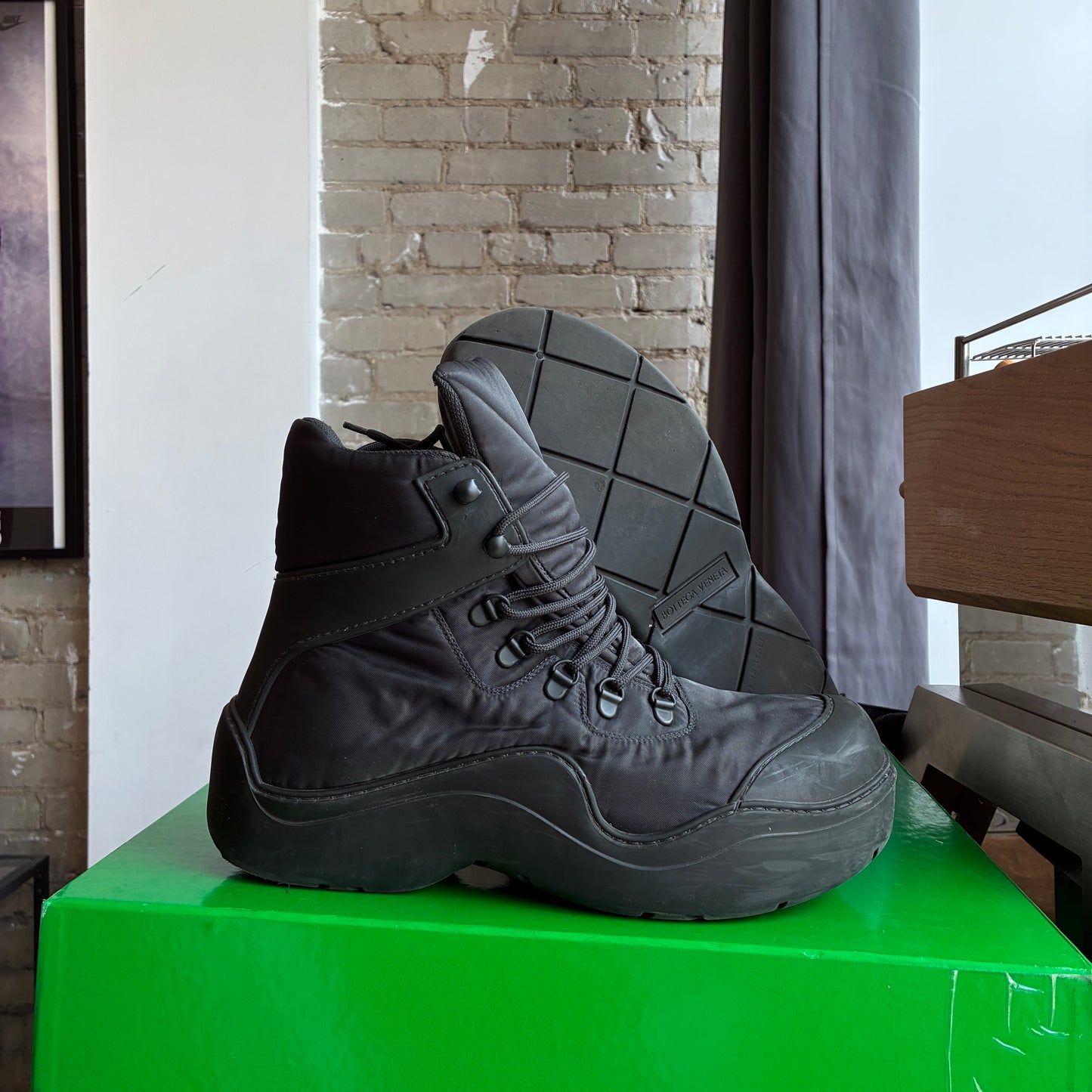 Bottega Veneta Puddle Camping Boot Size 44