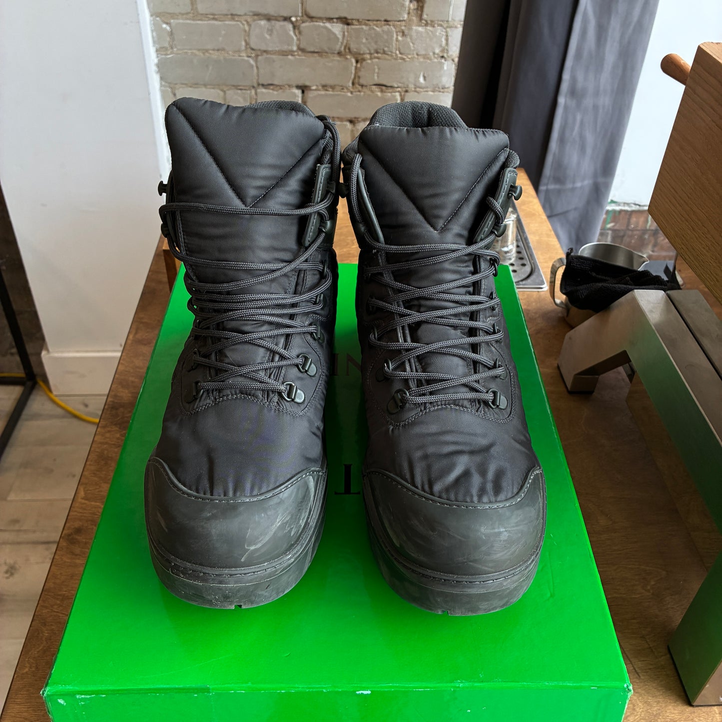 Bottega Veneta Puddle Camping Boot Size 44
