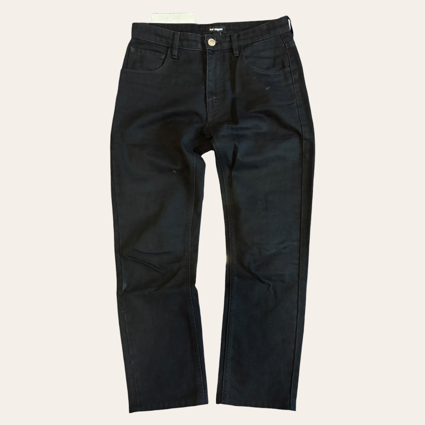 SS19 Raf Simons Punk Patch Jeans Size 28