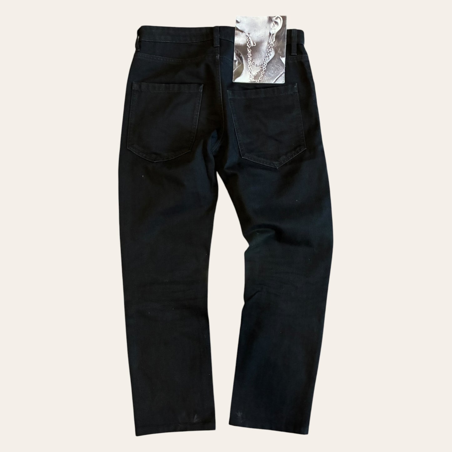 SS19 Raf Simons Punk Patch Jeans Size 28