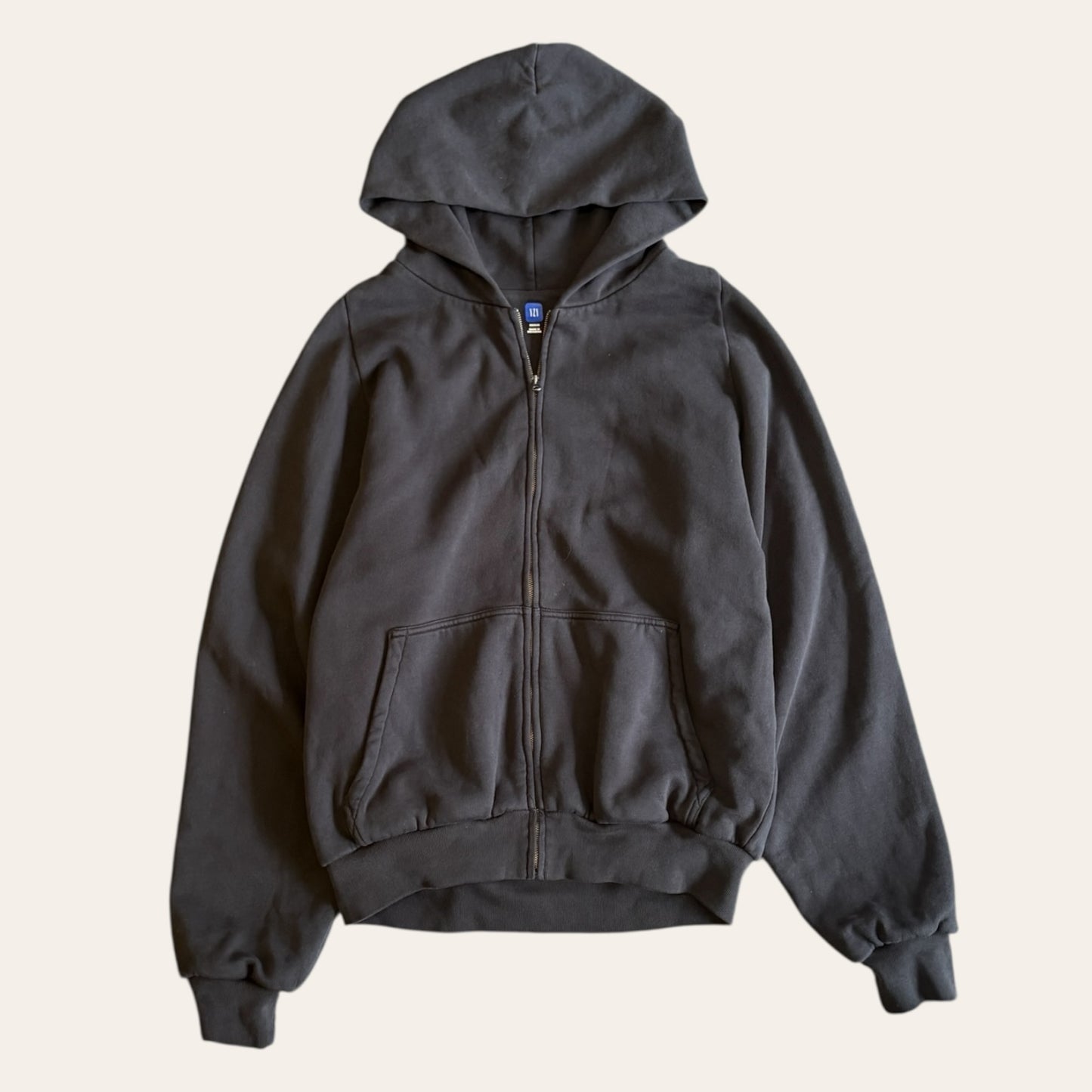 Yzy Gap Zip Hoodie Black Size M
