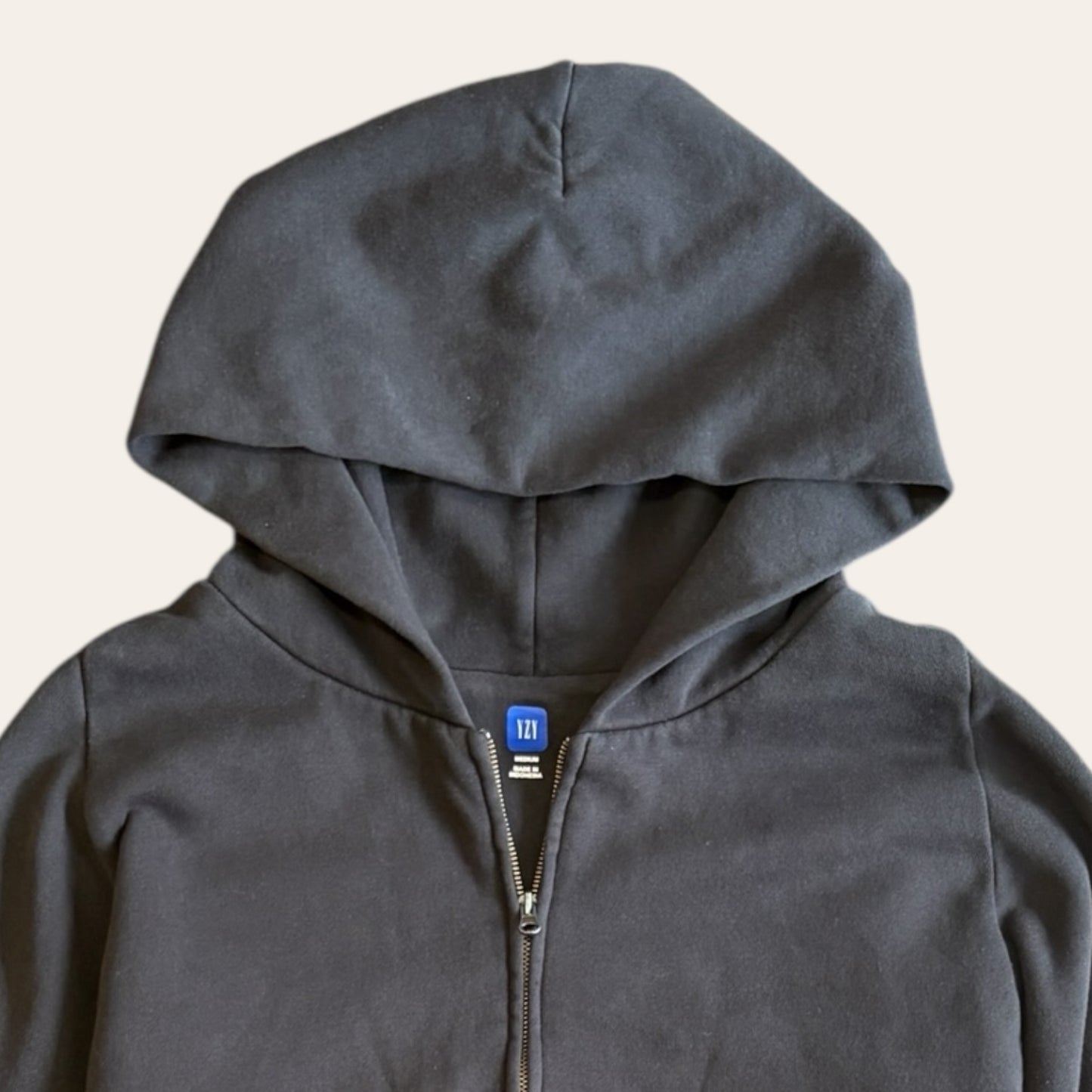 Yzy Gap Zip Hoodie Black Size M
