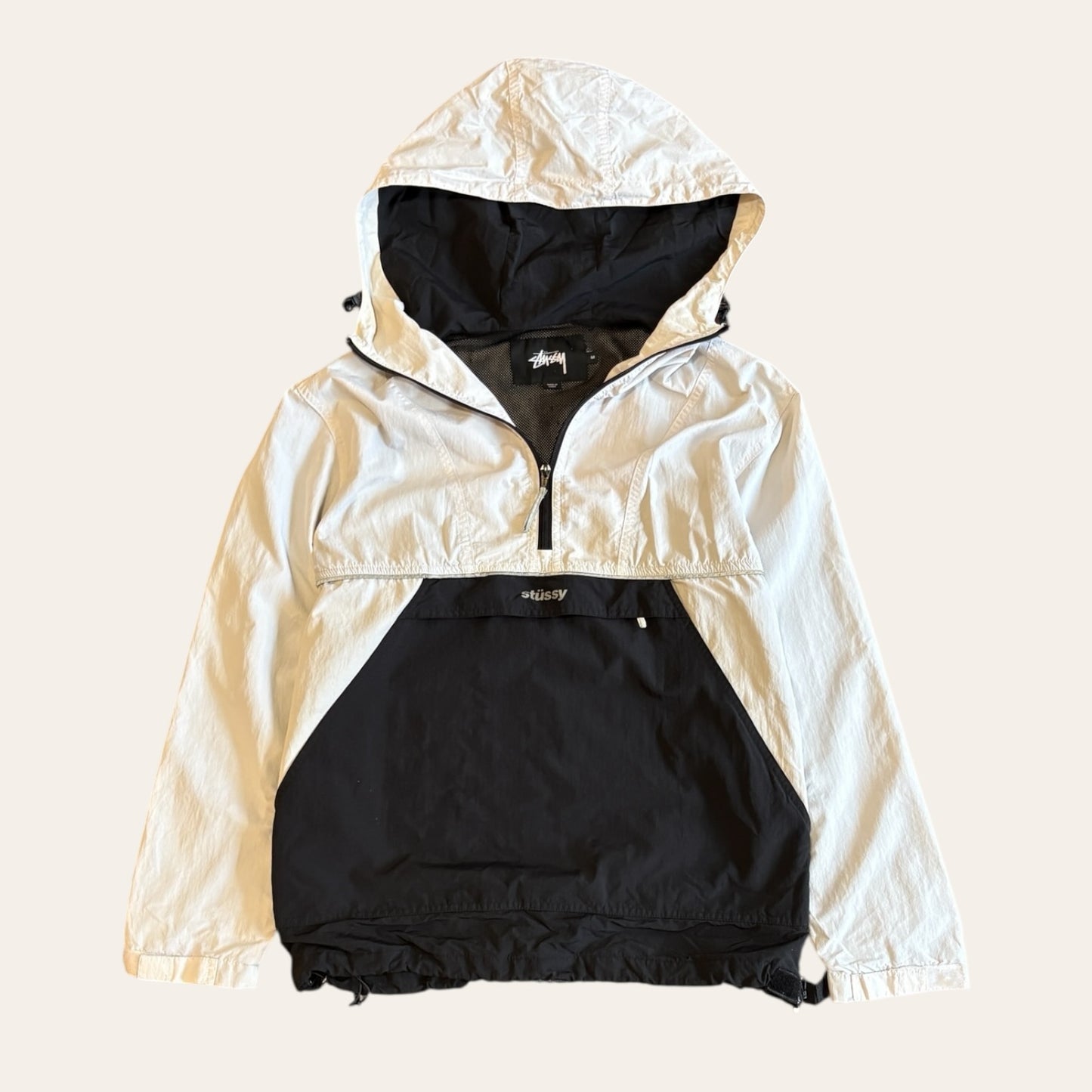 Stussy Quarter Zip Windbreaker Size M