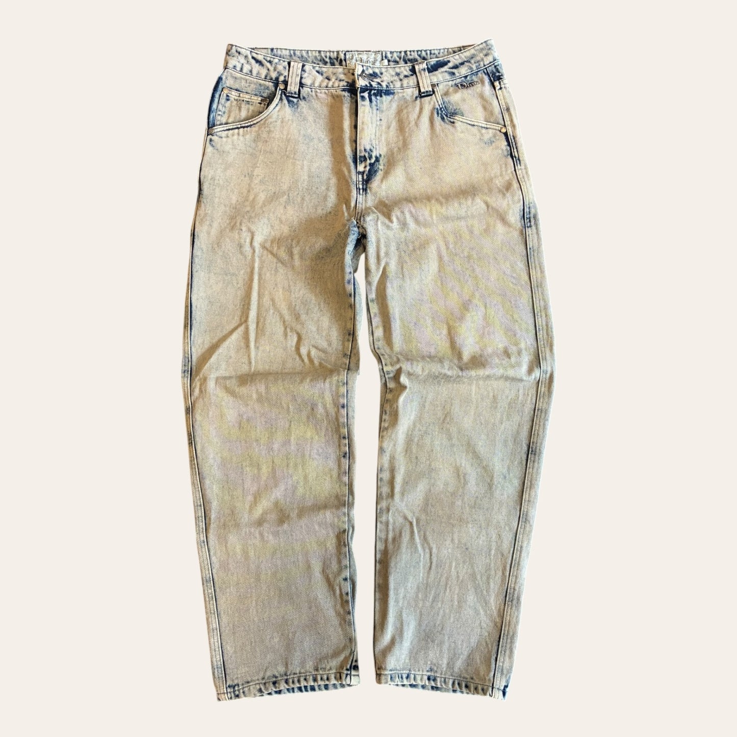 Dime Acid Wash Baggy Jeans Size L