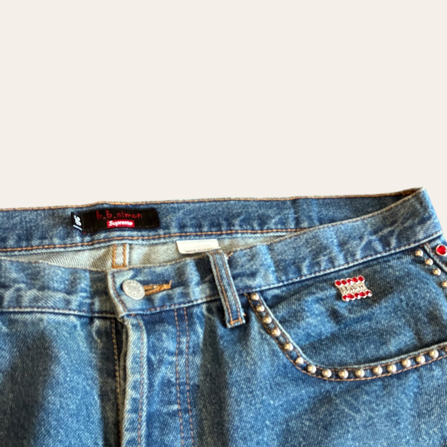 Supreme x BB Simon Jeans Size 36