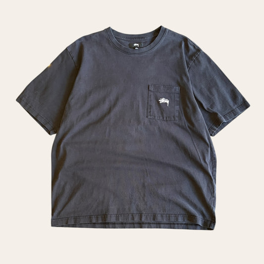 Stussy Pocket Tee Black Size XL