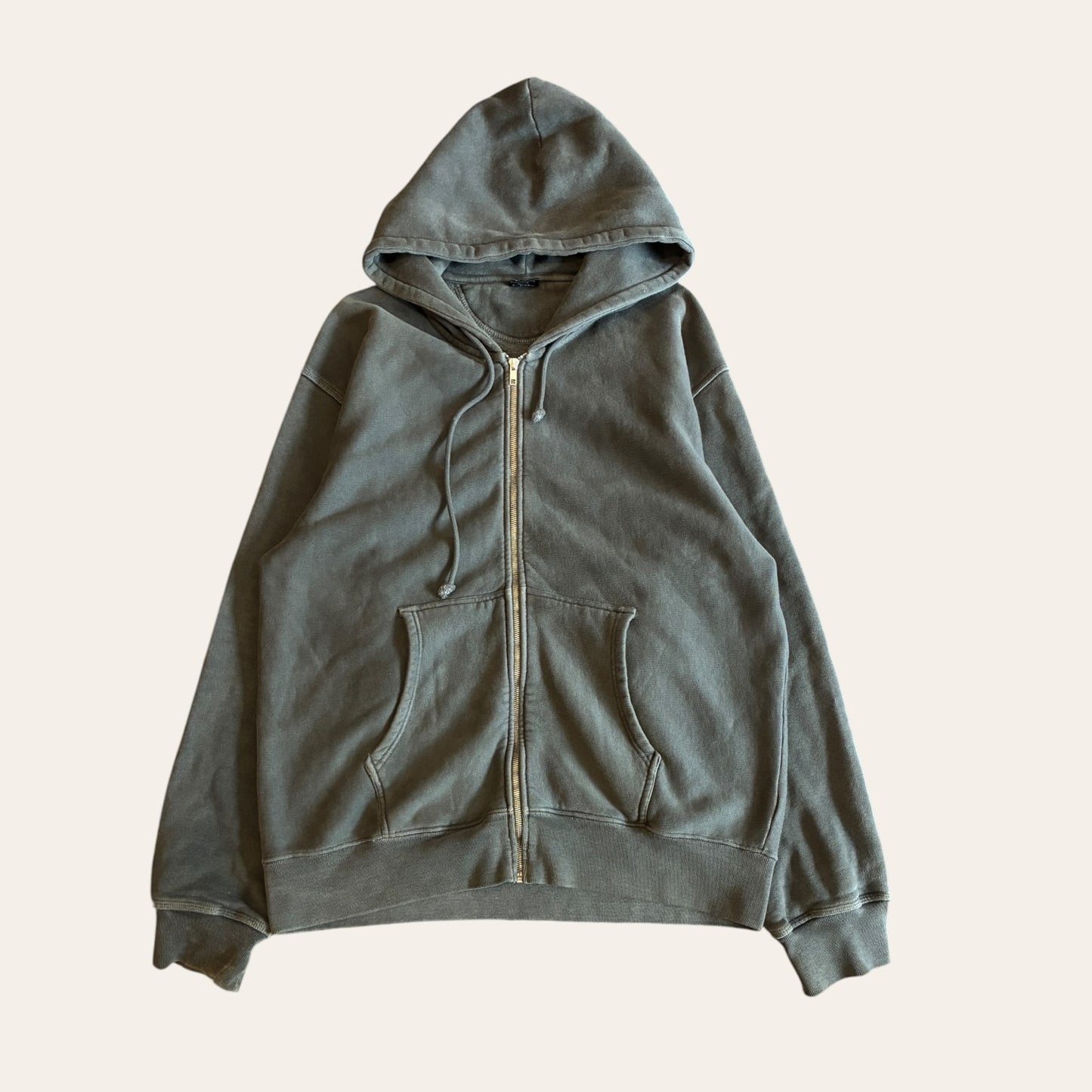 Stussy Zip Up Dyed Hoodie Size XL