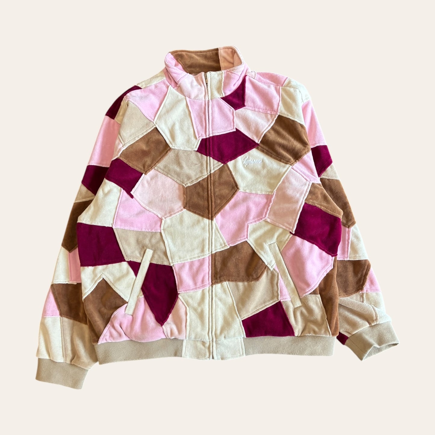 Supreme Velour Track Jacket Size XL