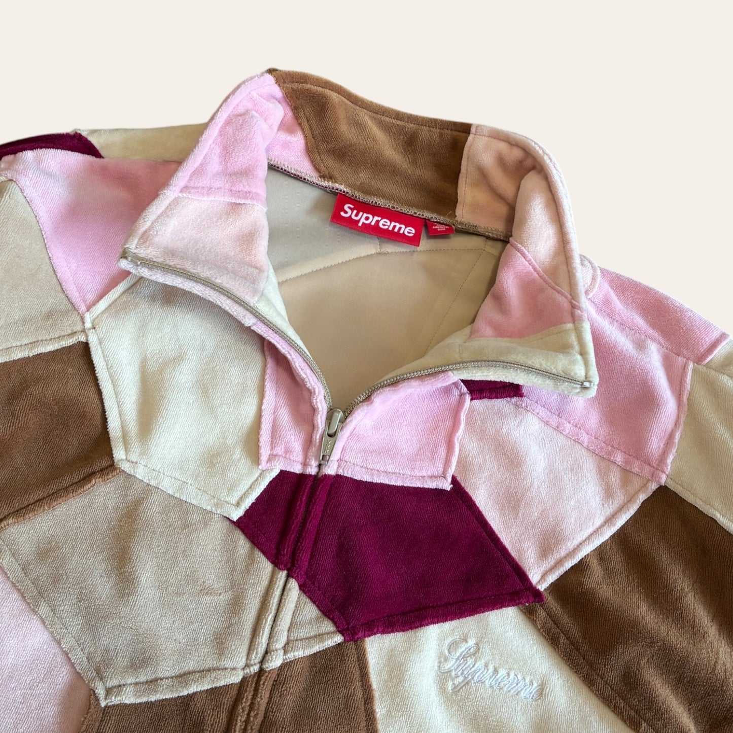 Supreme Velour Track Jacket Size XL