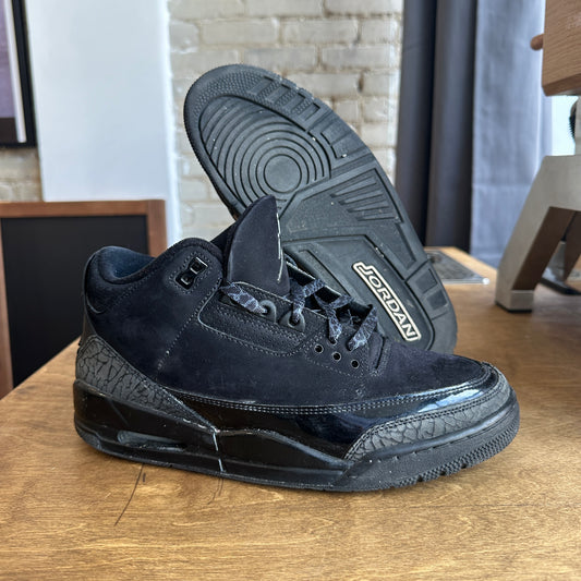 Air Jordan 3 "Black Cat" Size 9
