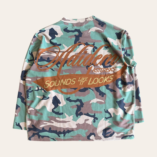 Adidem Asterisks Camo LS Jersey Size XL
