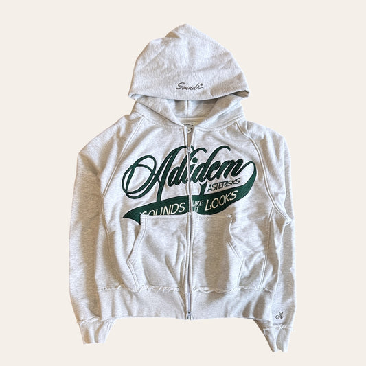 Adidem Asterisks Sounds Zip Hoodie Size L